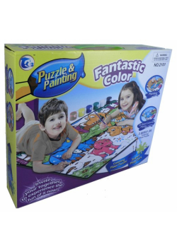 Puzzle do malowania Dinozaury 12