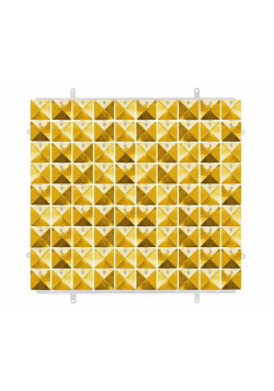 Panel dekoracyjny złoty 3D 30x30cm