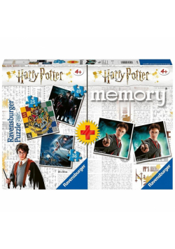 Puzzle 2D 3w1 + memory Harry Potter