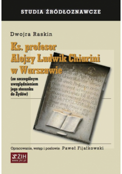 Ks. profesor Alojzy Ludwik Chiarini w Warszawie