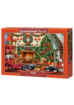 Puzzle 500 Cozy Fireplace CASTOR