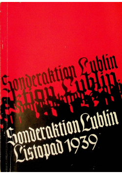 Sonderaktion lublin Listopad 1939