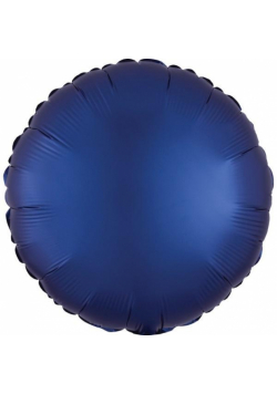 Balon foliowy Lustre Navy niebieski okrągły 43cm