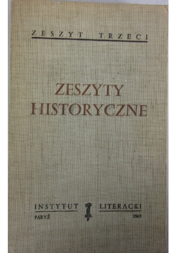 Zeszyty historyczne - zeszyt trzeci