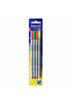 Cienkopis Pelikan Fineliner 96 Neon 0,4mm 6 sztuk