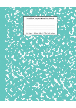 Marble Composition Notebook College Ruled
