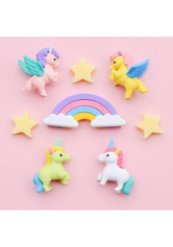 Zestaw gumki do ścierania puzzle Unicorn&Pegasus