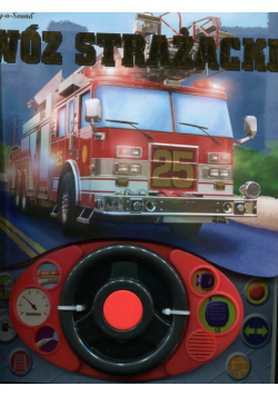 Wóz strażacki + kierownica książeczka dźwiękowa