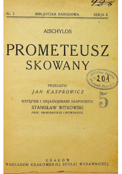 Prometeusz Skowany 1921 r.