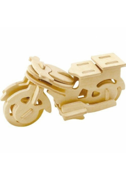 Puzzle drewniane 3D Motocykl