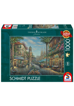 Puzzle PQ 1000 THOMAS KINKADE Hiszpańska uliczka