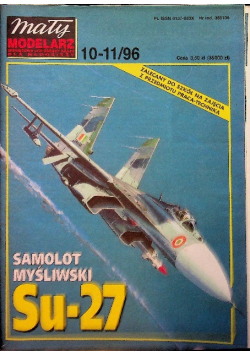 Mały modelarz Nr 10 i 11 / 96 Samolot myśliwski Su 27