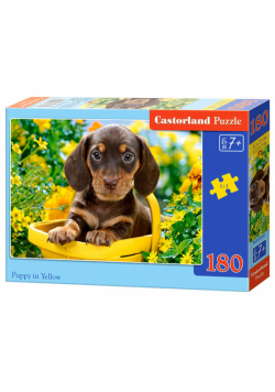 Puzzle Puppy in Yellow 180