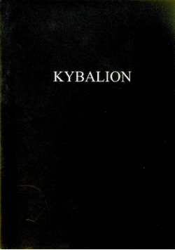 Kybalion Filozofia hermetyczna