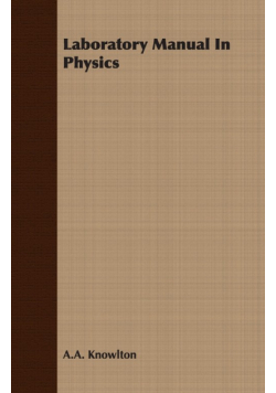 Laboratory Manual In Physics