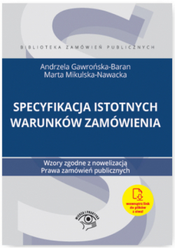 Specyfikacja istotnych warunków zamówienia