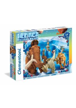 Puzzle Supercolor Maxi Epoka Lodowcowa 24