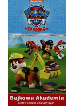 Psi patrol Bajkowa Akademia Zestaw książek edukacyjnych