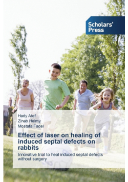 Effect of laser on healing of induced septal defects on rabbits
