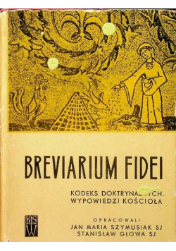 Breviarium fidei Kodeks doktrynalnych wypowiedzi Kościoła