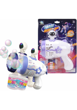 Pistolet kosmiczny na bańki na baterie