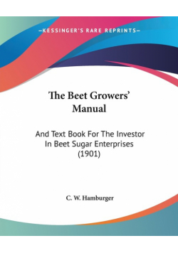 The Beet Growers' Manual