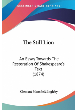 The Still Lion