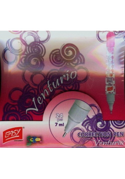 Korektor w piórze Venturio 7ml 24 sztuki