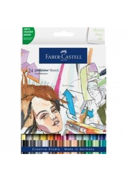 Pisak dwustronny Goldfaber 24 kol. FABER CASTELL