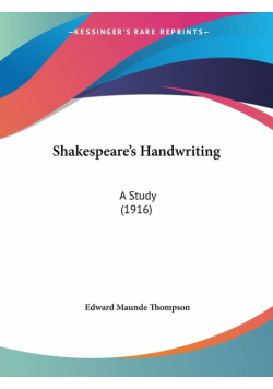 Shakespeare's Handwriting