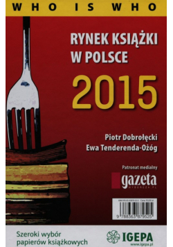 Rynek książki w Polsce 2015 Who is who