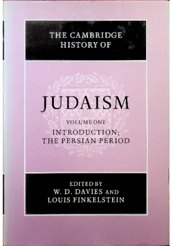 The Cambridge History of Judaism Volume 1