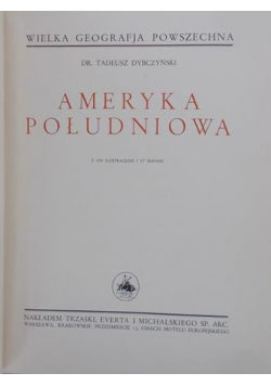 Ameryka Południowa 1935 r.