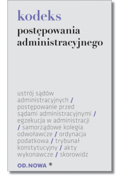 Kodeks postępowania administracyjnego