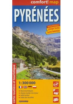 Pyrenees. Mapa turystyczna 1:300 000, ExpressMap