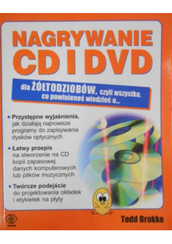 Nagrywanie CD i DVD