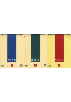 Kołonotatnik A4 Pigna Styl w kratkę 60 kartek mix kolorów