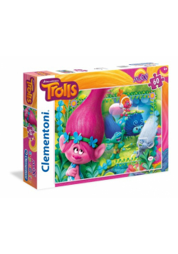 Puzzle SuperColor Maxi Trolls 60