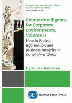 Counterintelligence for Corporate Environments, Volume II