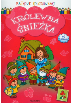 Bajkowe kolorowanki Królewna Śnieżka