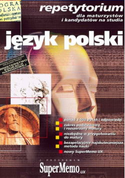 Język polski Repetytorium dla maturzystów i kandydatów na studia