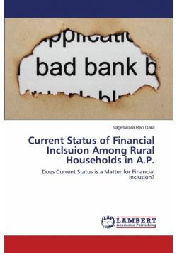 Current Status of Financial Inclsuion Among Rural Households in A.P.