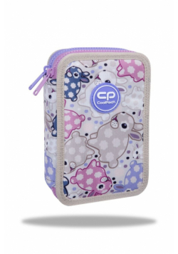 Piórnik 2-komorowy z wyposażeniem Coolpack Jumper 2 White Bunny