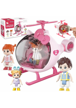 Helikopter z laleczkami