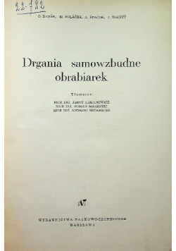 Drgania samowzbudne obrabiarek