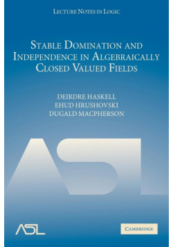 Stable Domination and Independence in Algebraically Closed Valued Fields