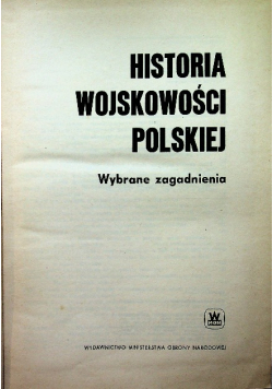 Historia wojskowości Polskiej