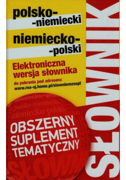 Słownik polsko-niemiecki niemiecko-polski + CD