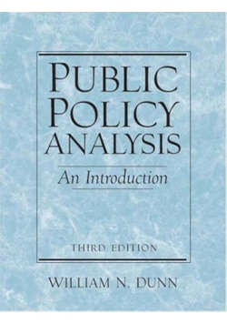 Public Policy Analysis An Introduction