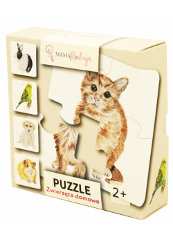 Puzzle 4 elementowe Zwierzęta domowe